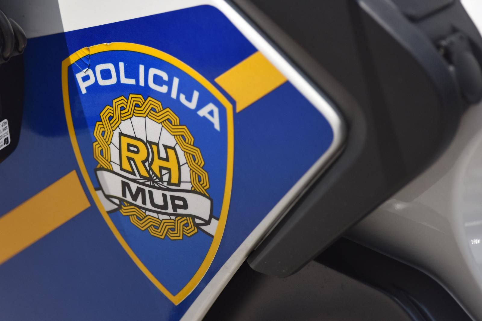 13.05.2018., Sibenik - Oznake na policijskim motorima. "nPhoto: Hrvoje Jelavic/PIXSELL