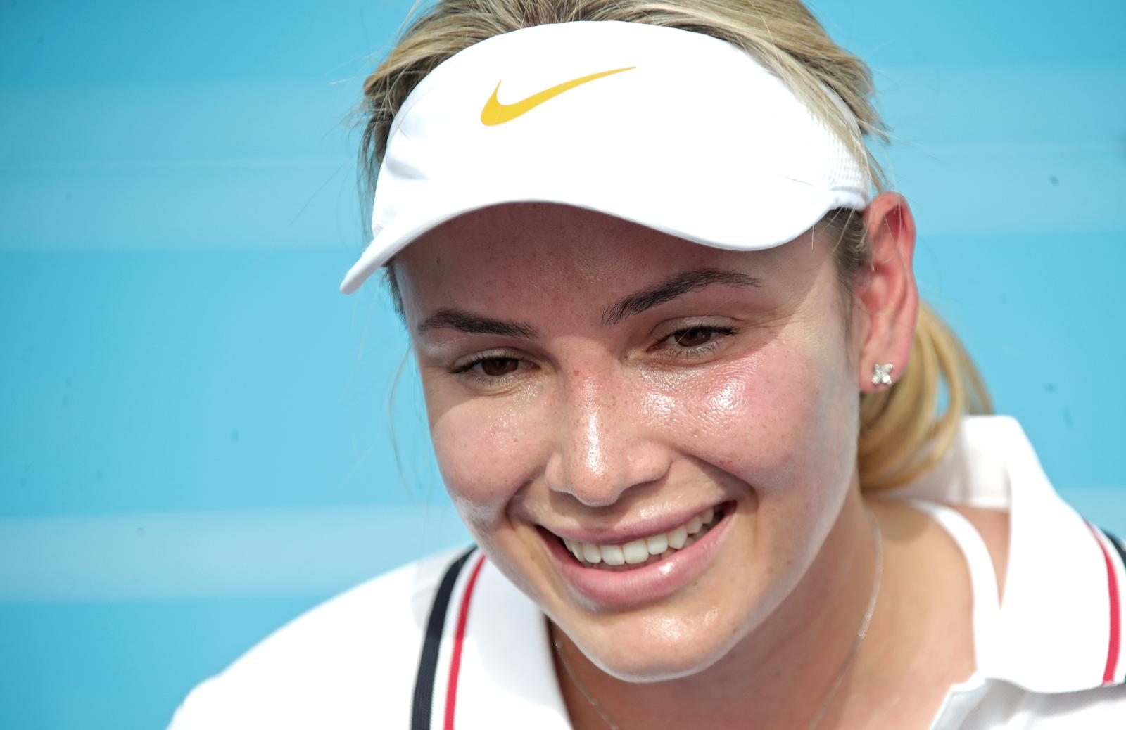 13.07.2021., Petrinja - Odrzano je drugo izdanje humanitarno - sportskog spektakla Gem Set Hrvatska. Projekt je to koji organizira Zaklada Marin Cilic, a okuplja najpoznatije sportase i sportasice Hrvatske s ciljem izgradnje sportskih igralista za djecu i promocije vaznosti bavljenja sportom od najranije dobi. Donna Vekic Photo: Sanjin Strukic/PIXSELL