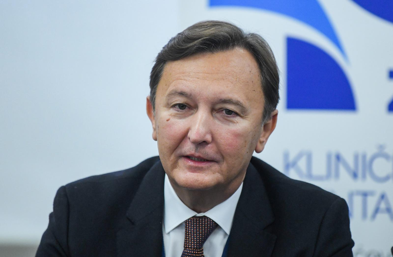 13.12.2022.., Zagreb - Konferencija za medije KBC Zagreb, postignuca/uspjesnost iz podrucja transplantacijske medicine –u 15 dana izvrseno je 9 transplantacija.
 Davor Milicic Photo: Josip Regovic/PIXSELL