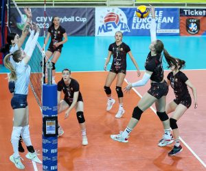 14.02.2023., Dom odbojke Bojan Stranic, Zagreb - MEVZA League Women 2022/2023, HAOK Mladost Zagreb - OK Calcit Kamnik. Photo: Goran Stanzl/PIXSELL
