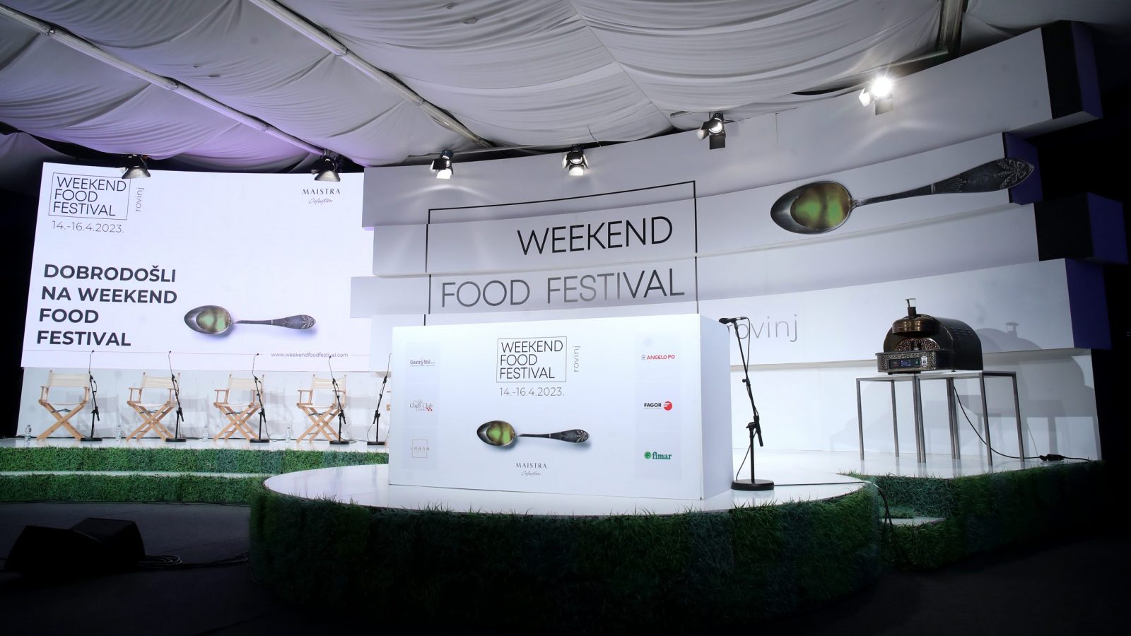 14.04.2023., Rovinj - Svecano otvaranje Weekend Food Festivala u Rovinju. Photo: Matija Habljak/PIXSELL