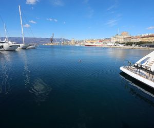 16.03.2023., Rijeka - Konferencija za novinare u salonu Grada povodom izmjestanja i neutraliziranja bombe iz Drugog svjetskog rata koja se nalazi u akvatoriju rijecke luke. Konferenciji su nazocili: gradonacelnik Marko Fillipovic, nacelnik Stozera Civilne zastite Hinko Mance, policijski savjetnik Goran Gaspert, ravnatelj Lucke uprave Denis Vukorepa i lucki kapetan Darko Glazar.  Photo: Goran Kovacic/PIXSELL