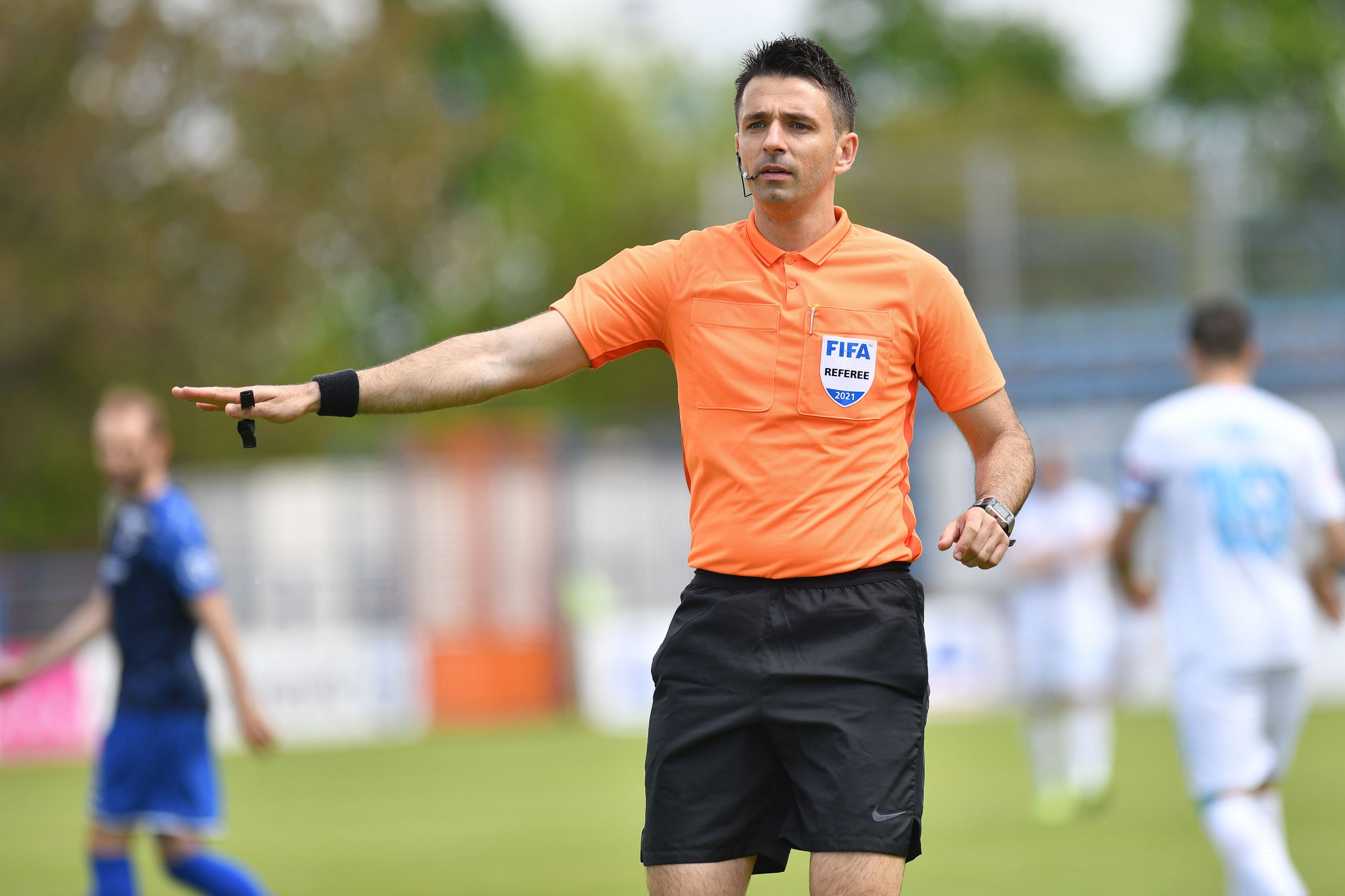16.05.2021., stadion Andjelko Herjavec, Varazdin - Hrvatski Telekom Prva liga, 35. kolo, NK Varazdin - HNK Rijeka.  Sudac Igor Pajac Photo: Vjeran Zganec Rogulja/PIXSELL