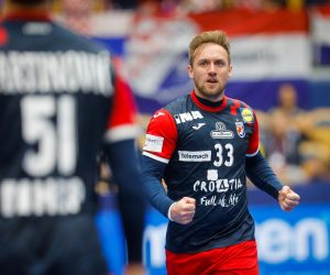 17.01.2023., Jonkoping, Svedska - Svjetsko rukometno prvenstvo, skupina G, Hrvatska - Maroko. Luka Cindric Photo: Pixsell/PIXSELL