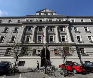 Zagreb: Zgrada Hrvatskog zavoda za mirovinsko osiguranje u  Tvrtkovoj 5 17.04.2019., Zagreb- Tvrtkova 5, Hrvatski zavod za mirovinsko osiguranje. Photo: Robert Anic/PIXSELL