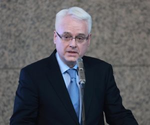 17.04.2023., Zagreb - Malo predvorje Nacionalne i sveucilisne knjiznice. Otvorenje izlozbe "Pravednici medju narodima – Hrvatska" autorice i koordinatorice Branke Sömen. Na izlozbi su prikazane prise sezdeset osmero Hrvata koji su riskirajuci zivot spasavali Zidove za vrijeme holokausta. Izlozba se odrzava u povodu Dana sjecanja na zrtve holokausta (Jom ha-Soa) koji se ove godine obiljezava 18. travnja. Photo: Sanjin Strukic/PIXSELL