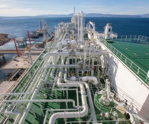 15.12.2021., Krk - LNG terminal Omisalj. 
      Photo: Nel Pavletic/PIXSELL