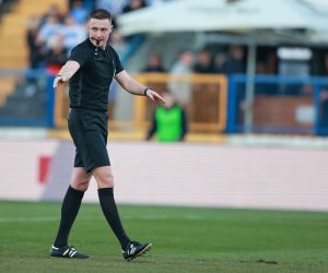 18.03.2022., stadion Gradski vrt, Osijek - SuperSport HNL, 26. kolo, NK Osijek - NK Sibenik. Sudac Ante Culina Photo: Davor Javorovic/PIXSELL
