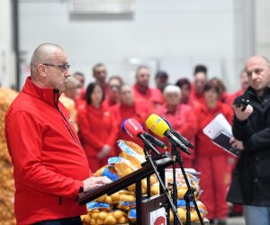 18.04.2023., Belica - Najveci otkupljivac krumpira Mirjan Dodlek odrzao konferenciju za medije o prekidu suradnje s Konzumom.    Photo: Vjeran Zganec Rogulja/PIXSELL