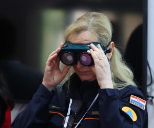 19.04.2023., Kastel Stafilic - U Regionalnom nastavnom centru Split odrzana radionica u sklopu projekta SEE ME - Sigurni i jednaki u hitnim situacijama na kojom su pripadnike operativnih snaga sustava civilne zastite Hrvatske, Slovenije i Crne Gore predstavnici udruga s invaliditetom upoznali s nacinom komunikacije i tehnikama evakuacije osoba koje imaju tjelesna ostecenja, ostecenja vida i sluha kao i osoboma s poremecajem iz spektra autizma i osobama s mentalnim i intelektualnim teskocama. Photo: Miroslav Lelas/PIXSELL