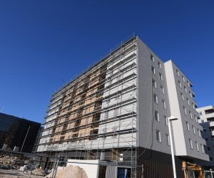20.02.2023., Sibenik - Zavrsna faza radova na POS-ovim stanovima na Biocima u Sibeniku. Useljenje stanova planirano je za 01. listopada. Photo: Hrvoje Jelavic/PIXSELL