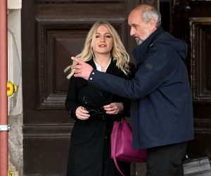 21.04.2023., Zagreb - Na Zupanijskom sudu odrzana je sjednica optuznog vijeca vezano uz slucaj Magdalene Dovecer koja se tereti za kazneno djelo nezakonitog pogodovanja i poticanja na nezakonito pogodovanje. Photo: Marko Lukunic/PIXSELL
