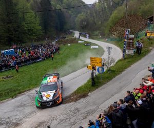 21.04.2023., Smerovisce - FIA WRC Croatia Rally 2023. SS1 Mali Lipovec - Grdanjci. Thierry Neuville (Belgija) i Martijn Wydaeghe (Belgija) iz tima Hyundai Shell Mobis World Rally Team u automobilu Hyundai i20 N Rally1 Hybrid. Photo: Igor Kralj/PIXSELL
