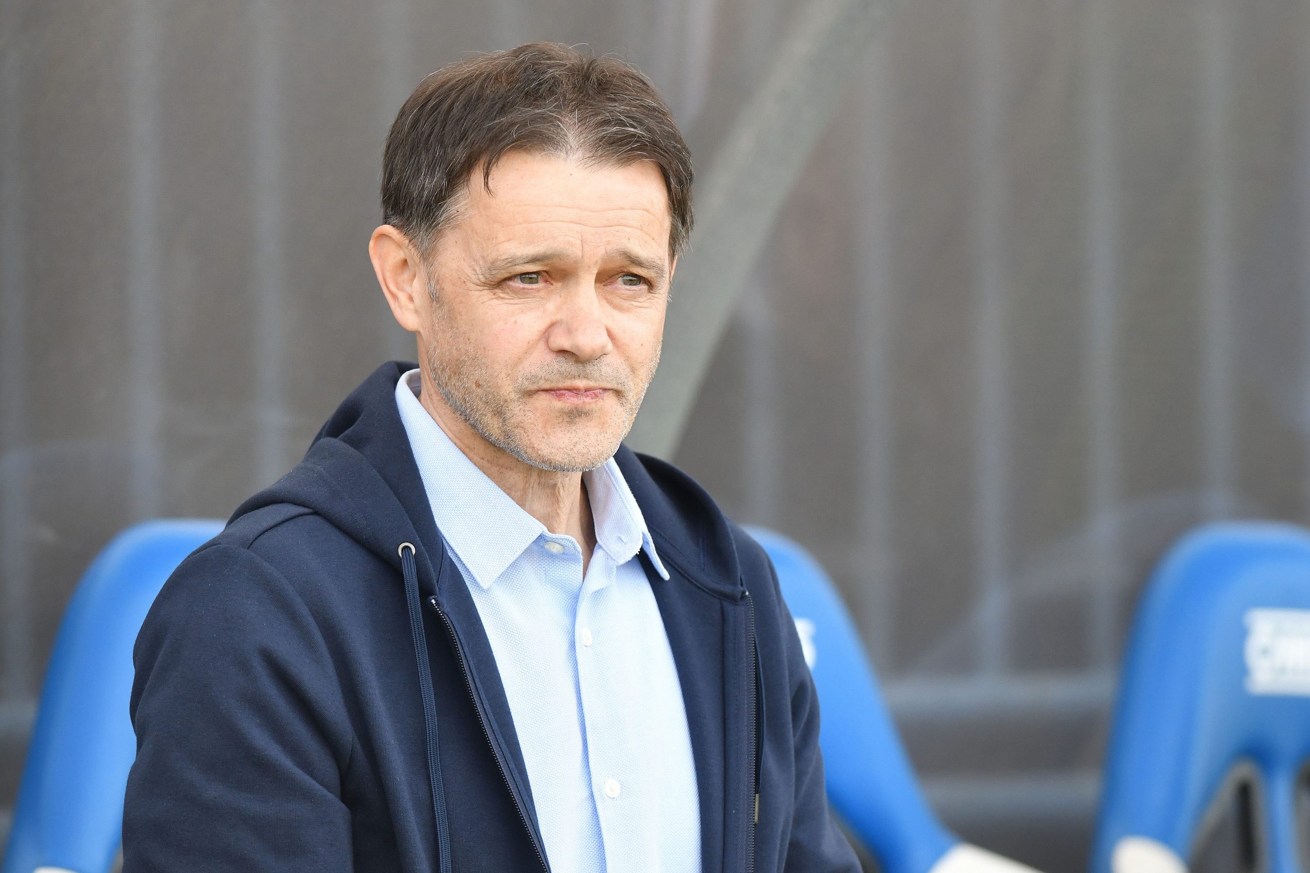 21.04.2023., Gradski stadion Ivan Kusek Apas, Koprivnica - SuperSport HNL, 30. kolo, NK Slaven Belupo - NK Osijek. Trener Osijeka Borimir Perkovic Photo: Vjeran Zganec Rogulja/PIXSELL