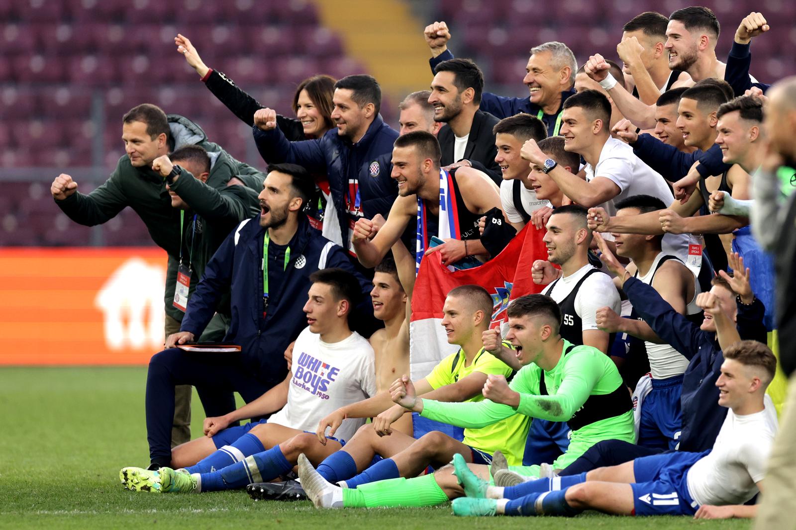 21.04.2023., Stade de Geneve, Zeneva, Svicarska - Liga prvaka mladih, polufinale, HNK Hajduk - Milan AC. Photo: Luka Stanzl/PIXSELL
