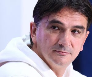 24.03.2023., Split - Konferencija za medije hrvatske nogometne reprezentacije uoci kvalifikacijeske utakmice za Europsko prvenstvo 2024. godine. izbornik Zlatko Dalic Photo: Miroslav Lelas/PIXSELL