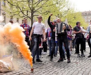 24.04.2023., Zeneva, Svicarska - Atmosfera u gradu uoci pocetka finalne utakmice UEFA Lige prvaka mladih izmedju AZ Alkmaara i Hajduka. Photo: Luka Stanzl/PIXSELL