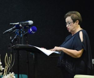 24.9.2021., Zagreb - U Chromosovom neboderu odrzana je Svecana sjednica obiljezavanja 75. godisnjice Matice umirovljenika Hrvatske na koje su dosli brojni visoki duznosnici iz politickog zivota Hrvatske.rPhoto: Davorin Visnjic/PISELL