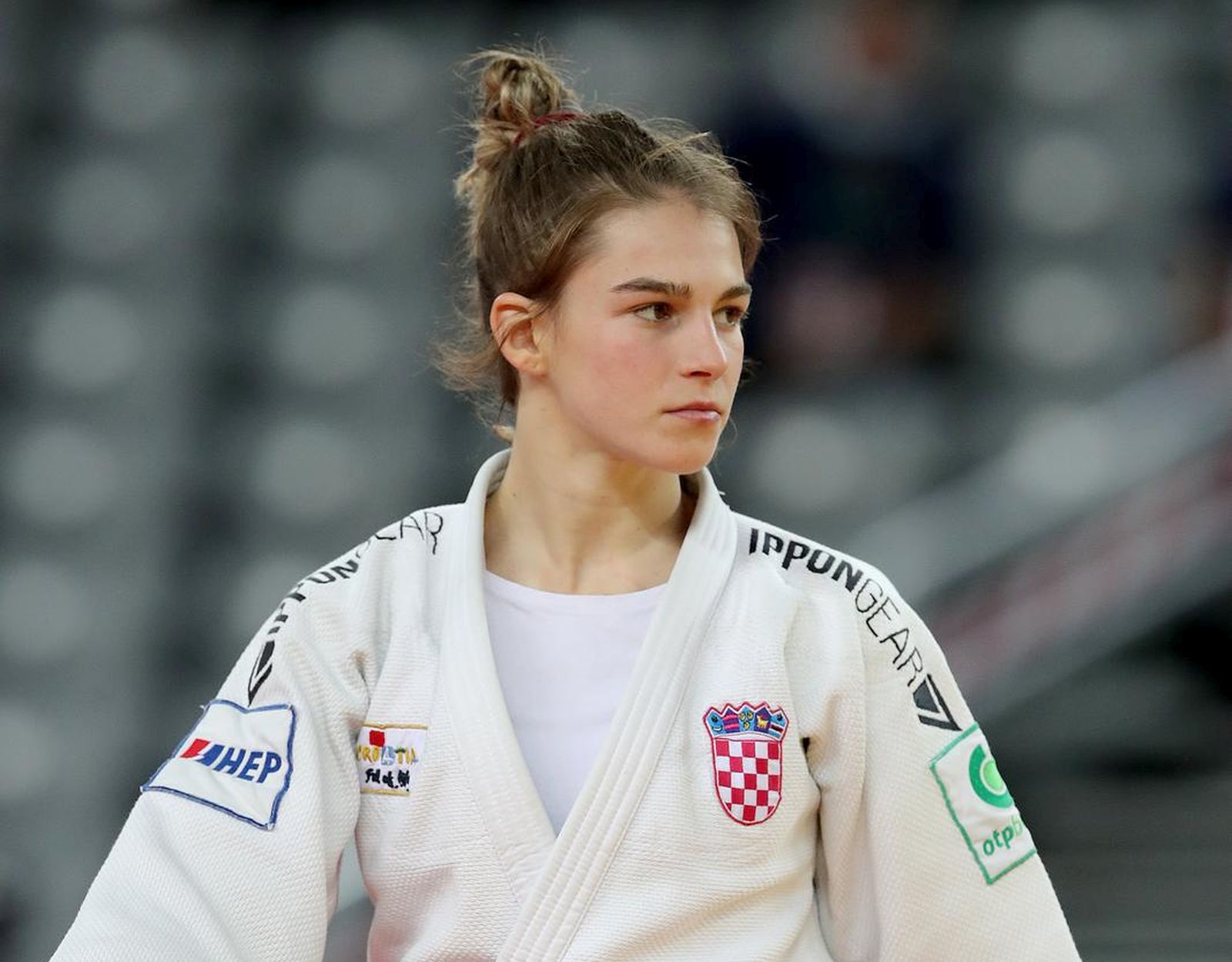 24.09.2021.,  Zagreb, Arena Zagreb - IJF World Judo Tour Zagreb Grand Prix 2021. Ana Viktorija Puljiz, Izaskun Gonzales BallesterosrPhoto: Igor Kralj/PIXSELL