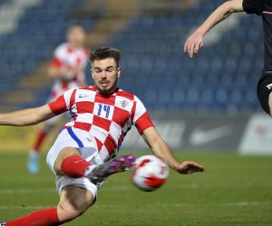 25.03.2022. Varazdin - 
Kvalifikacijska utakmica reprezentacija U-21 za Europsko prvenstvo 2023. godine izmedju Hrvatske i Austrije. Mario Vuskovic

 Photo: Marko Jurinec/PIXSELL