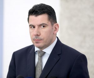 26.04.2023., Zagreb -  Na konferenciji za medije odrzanoj u Saboru o aktualnim temema govorio je zastupnik Nikola Grmoja. 
 Photo: Patrik Macek/PIXSELL