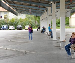 26.08.2014., Varazdin - Nepoznati pocinitelji tijekom vikenda ukrali su autobus u mjestu Beletinec te se dovezli do Varazdina i ostavili ga parkiranog na autobusnom kolodvoru. Photo: Marko Jurinec/PIXSELL
