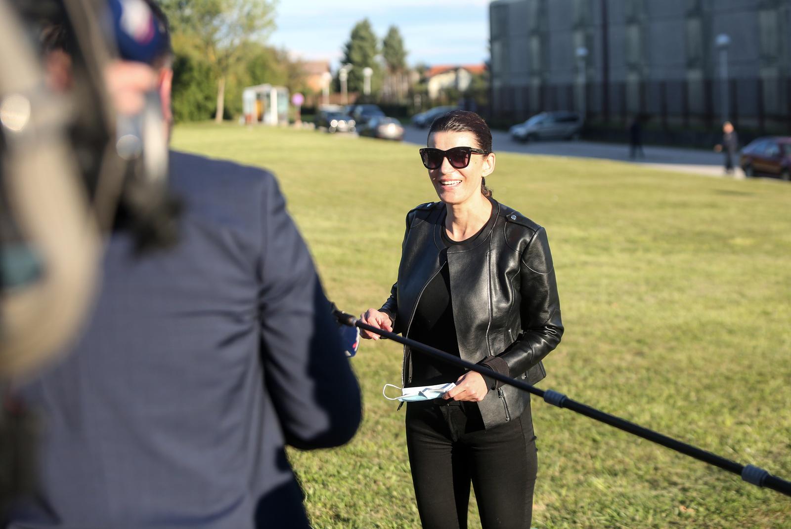 29.09.2020., Zagreb - Bivsa drzavna tajnica Josipa Rimac pustena iz istraznog zatvora u Remetincu nakon cetiri mjeseca. rPhoto: Marin Tironi/PIXSELL