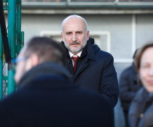 31.01.2023., Zagreb - Tomislav Tomasevic dao je izjavu za medije nakon sastanka s predstavnicima radnika Cistoce. Photo: Slaven Branislav Babic/PIXSELL