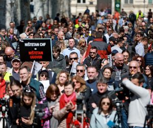01.04.21023., Zagreb - U parku Zrinjevac organiziran prosvjed Udruge franak pod nazivom "Vrijeme je!" Photo: Sanjin Strukic/PIXSELL
