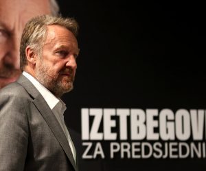 09.10.2022., Sarajevo, Bosna i Hercegovina - Konferencija za medije Stranke demoktraske akcije (SDA) nakon sjednice Predsjednistva. Bakir Izetbegovic
 Photo: Armin Durgut/PIXSELL