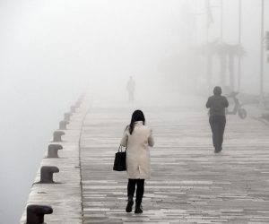 21.02.2023., Sibenik - Sibensko maglovito jutro iznendilo je mnoge gradjanke i gradjane. Photo: Hrvoje Jelavic/PIXSELL