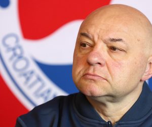 24.04.2023., Zagreb - Okupljanje i konferencija za medije hrvatske muske rukometne reprezentacije uoci posljednje dvije utakmice u kvalifikacijama za EP 2024. protiv Grcke i Belgije. Izbornik hrvatske muske seniorske reprezentacije Goran Perkovac, Boris Dvorsek, Marin Sipic, Filip Glavas.  Photo: Goran Stanzl/PIXSELL