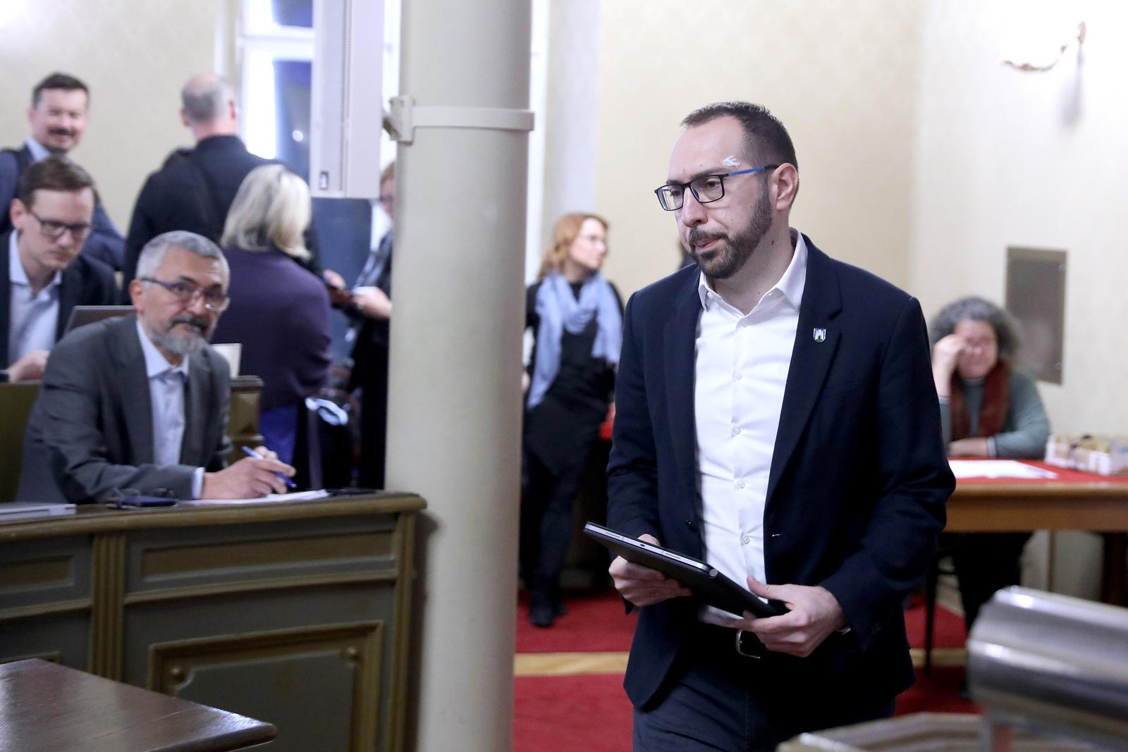 27.04.2023., Zagreb - U Staroj gradskoj vijecnici pocela je 22. sjednica Gradske skupstine Grada Zagreba. Photo: Patrik Macek/PIXSELL