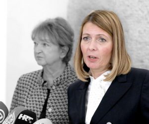 07.10.2021., Zagreb - U Saboru je pocela 12., zatvorena sjednica Nacionalnog vijeca za pracenje provedbe Strategije suzbijanja korupcije. Nakon sjednice konferenciju za medije odrzali su Zlata Hrvoj Sipek, Vanja Marusic i Darko Klier. Photo: Patrik Macek/PIXSELL