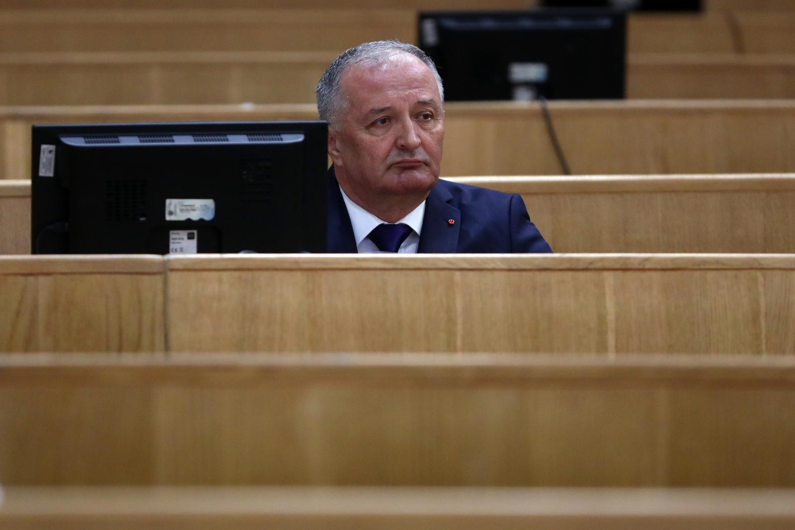 03.02.2022., Sarajevo, Bosna i Hercegovina - Sjednica Zastupnickog doma Parlamenta BiH dala je izjavu za medije. Zukan Helez
   Photo: Armin Durgut/PIXSELL