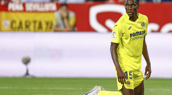 Sevilla FC - Villarreal CF. La Liga Santander Nicolas Jackson of Villarreal during the La Liga match between Sevilla FC and Villarreal CF played at Sanchez Pizjuan Stadium on April 23, 2023 in Sevilla, Spain. kpng Copyright: xAntonioxPozox/xPRESSINx PS_230423_154