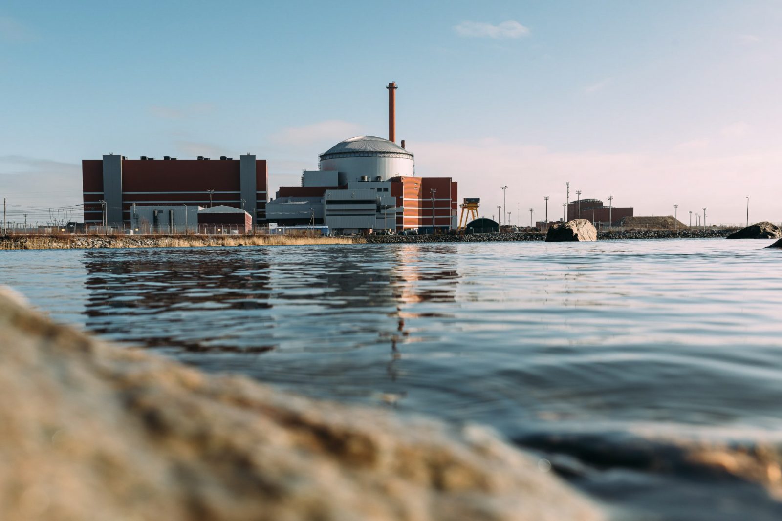 epa10577454 A handout picture provided by Finnish nuclear power company TVO shows Europe's most powerful nuclear reactor, Olkiluoto 3, in Eurajoki, Finland, 23 March 2023 (issued 17 April 2023). Test production at Europe's largest nuclear power plant unit Olkiluoto 3 has been completed and regular electricity production started on 16 April 2023, TVO announced. About 30 percent of Finnish electricity is produced in Olkiluoto, the power company said.  EPA/TVO HANDOUT  HANDOUT EDITORIAL USE ONLY/NO SALES