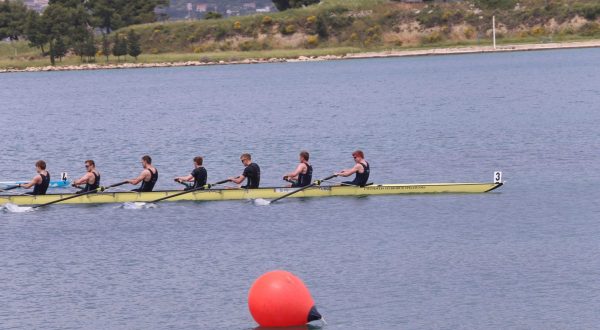 Split, 13.5.2023.- Utrke sveuèilinih ekipa iz Hrvatske i svijeta na 21. Meðunarodnoj veslaèkoj regati Sveti Duje. 
foto HINA/ Ivana IVANOVIÆ/ ua