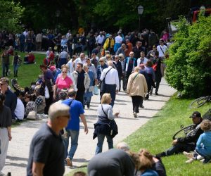 01.05.2023., Zagreb - U zagrebackom parku Maksimir odrzana je centralna proslava medjunarodnog praznika rada. 
 Photo: Davor Puklavec/PIXSELL