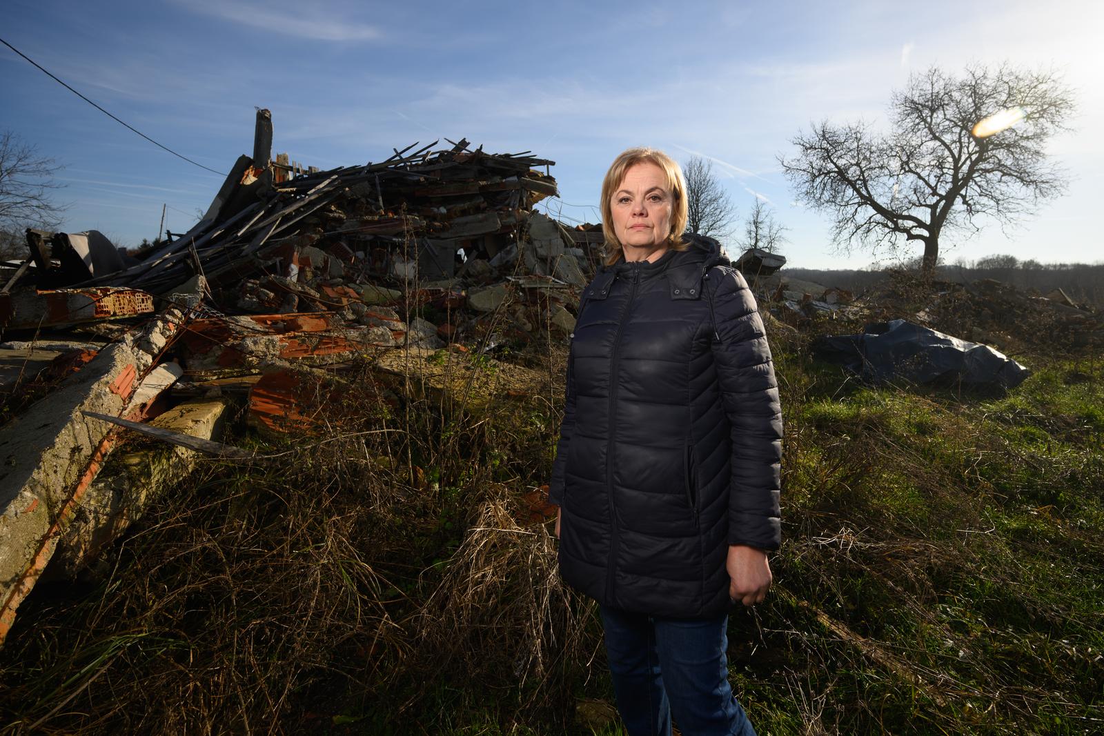 03.01.2023., Majske Poljane - Branka Baksic Mitic, humanitarka i dogradonacelnica Gline.
 Photo: Davor Puklavec/PIXSELL