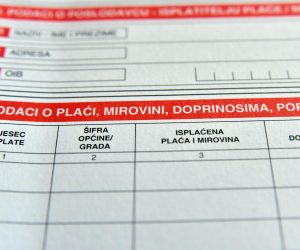 05.05.2018., Sibenik - Porezna kartica - obrazac IP. "nPhoto: Hrvoje Jelavic/PIXSELL