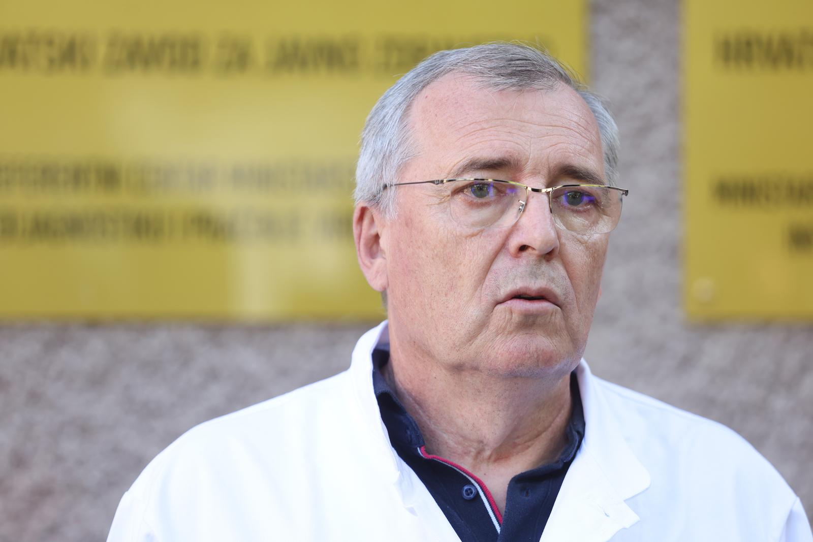 05.05.2023., Zagreb - Ravnatelj Hrvatskog zavoda za javno zdravstvo Krunoslav Capak dao je izjavu medijima nakon sto je Svjetska zdravstvena organizacija (WHO) objavila da COVID-19 vise ne predstavlja izvanrednu globalnu opasnost za zdravlje. Photo: Boris Scitar/PIXSELL