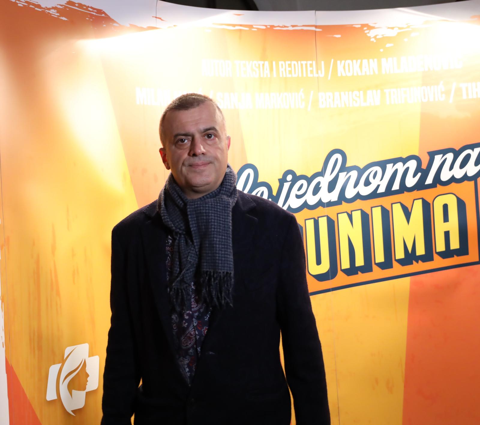 06, April, 2023, Belgrade - Celebrities at the premiere of the play "Once Upon a Time in Brijuni" in Bitef Theater. Sergej Trifunovic. Photo: Marija Mladjen/ATAImages

06, april, 2023, Beograd - Poznati na premijeri predstave "Bilo jednom na Brijunima" u Bitef teatru. Photo: Marija Mladjen/ATAImages Photo: Marija Mladjen/ATAImages/PIXSELL