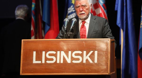 08.05.2023., Zagreb -  U KD Vatroslav Lisinski odrzana je svecana akademija u povodu obiljezavanja Dana pobjede nad fasizmom, Danom oslobodjenja grada Zagreba i Dana Europe u organizaciji Saveza antifasistickih boraca i antifasista Republike Hrvatske Photo: Zeljko Hladika/PIXSELL