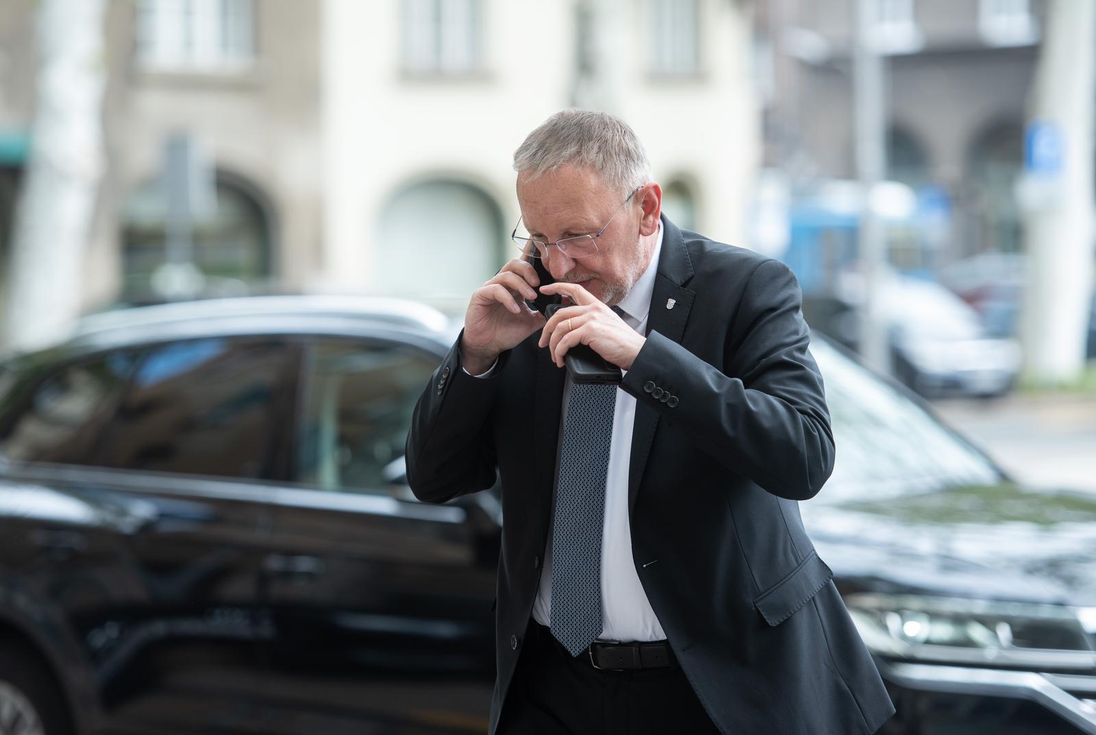 8.5.2023., Zagreb -  Dolazak clanova HDZ-a na sjednicu sireg Predsjednistva. Photo: Neva Zganec/PIXSELL