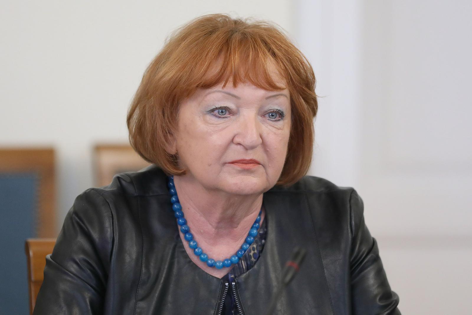 09.05.2023., Zagreb - U Saboru je pocela 55., tematska sjednica Odbora za pravosudje, na kojoj o radu USKOK-a i DORH-a u kontekstu aktualnih dogadjaja i kadrovskih rjesenja govori glavna drzavna odvjetnica Zlata Hrvoj Sipek.
 Photo: Patrik Macek/PIXSELL
