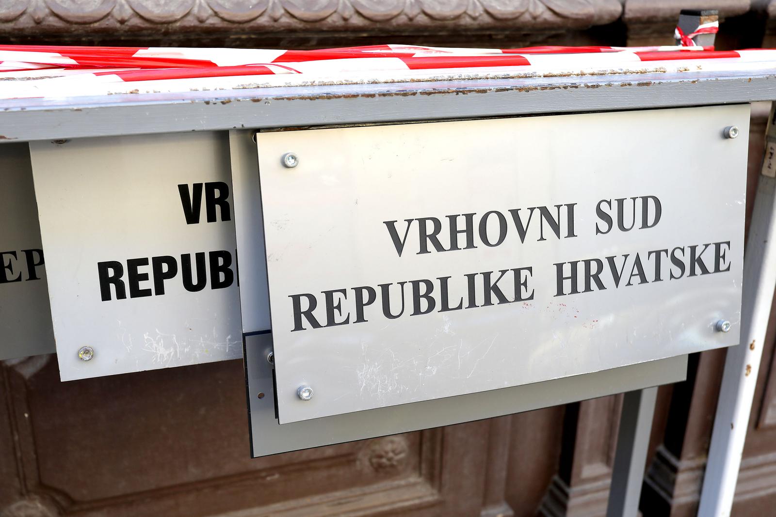 09.09.2021., Zagreb - Vrhovni sud Republike Hrvatske, ilustracija.rPhoto: Patrik Macek/PIXSELL