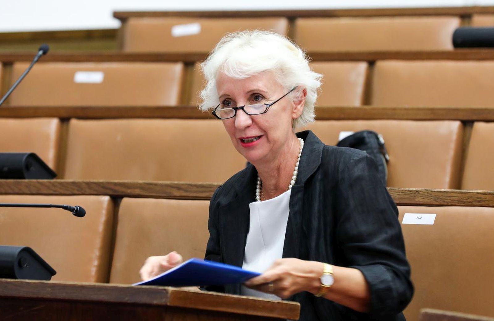 09.09.2021., Zagreb - Odbor za sudstvo, kandidatkinja Lana Peto KujundzicrPhoto: Emica Elvedji/PIXSELL