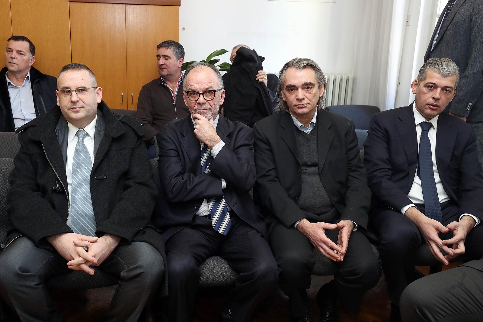 Zagreb: Nastavljeno suđenje Josipu Protegi i ostalima u aferi HPB 12.02.2019., Zagreb - Na Zupanijskom sudu nastavljeno je sudjenje Josipu Protegi i ostalim optuzenima u aferi HPB. rrPhoto: Goran Stanzl/PIXSELL