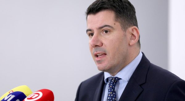 12.05.2023., Zagreb - Na konferenciji za medije odrzanoj u Saboru o izbornim zakonima, poreznoj reformi i napadima iz Srbije govorio je Nikola Grmoja. Photo: Patrik Macek/PIXSELL